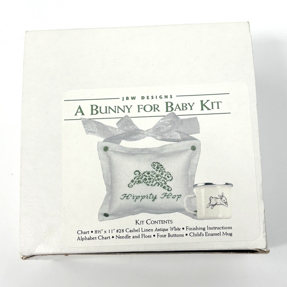 JBW Designs A Bunny for Baby‎ Cross Stitch Kit Gift Set including Mug